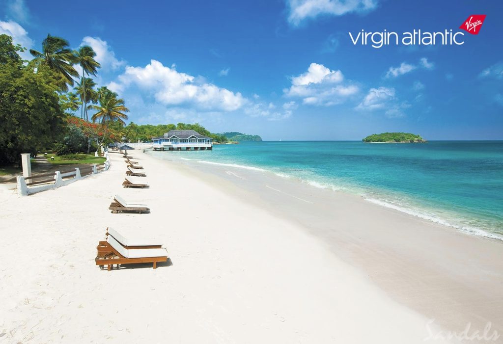 Sandals Halycon - St Lucia - virgin atlantic